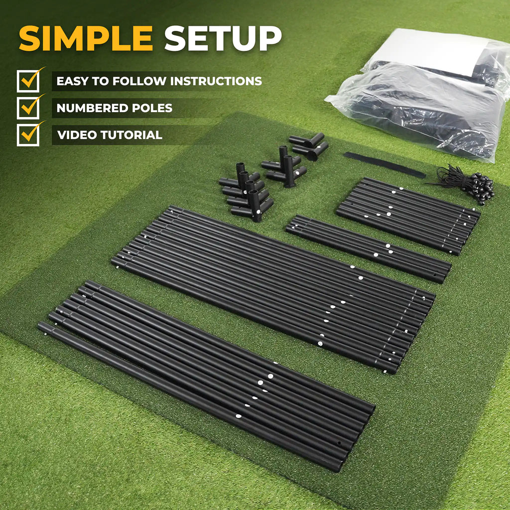Square Golf Enclosure Bundle