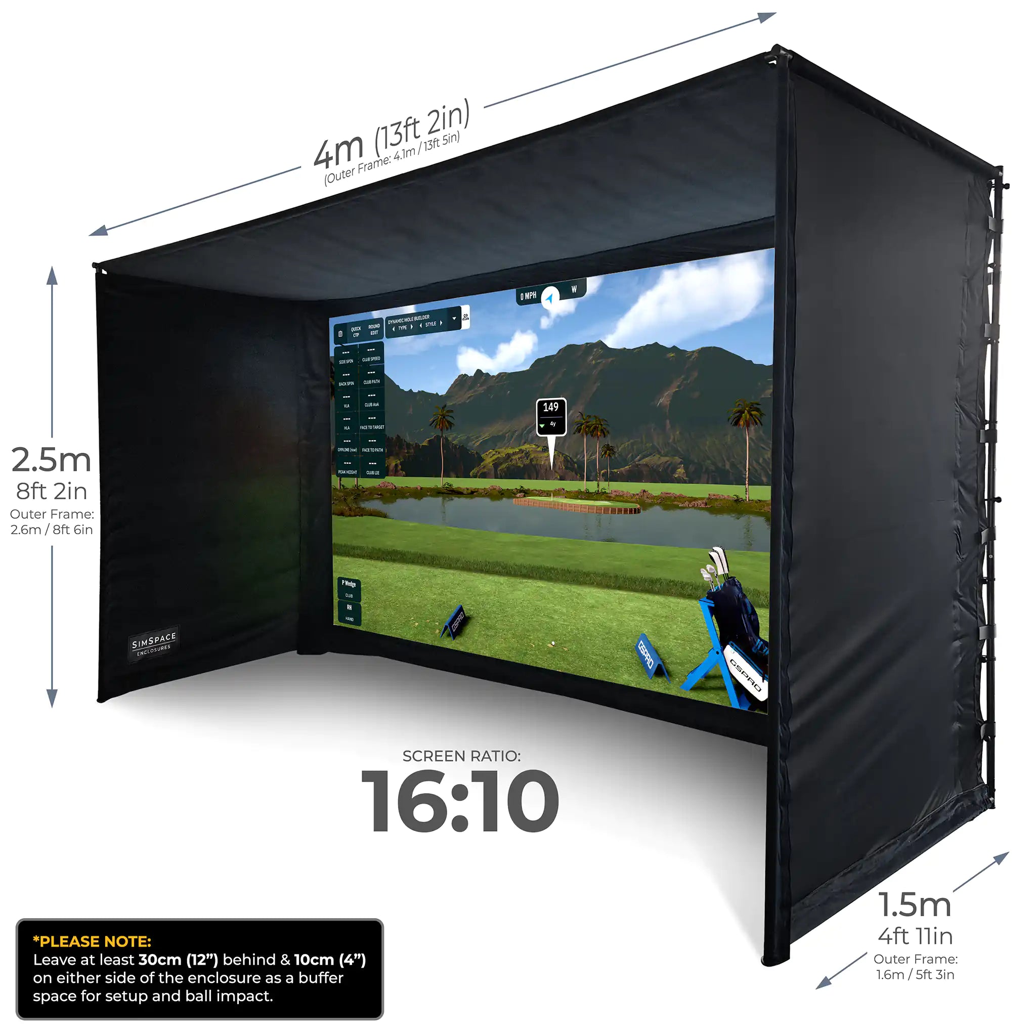 Square Golf Enclosure Bundle