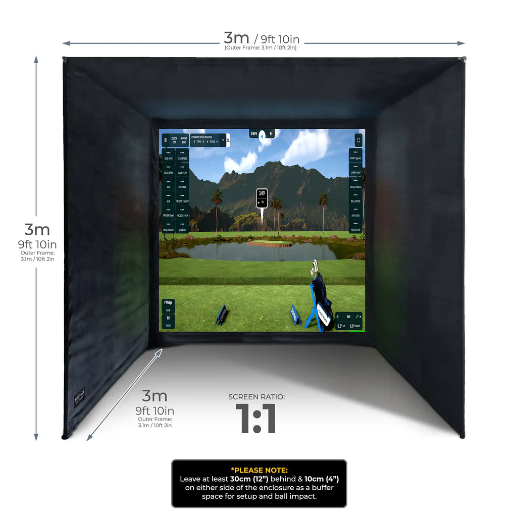 Square Golf Enclosure Bundle