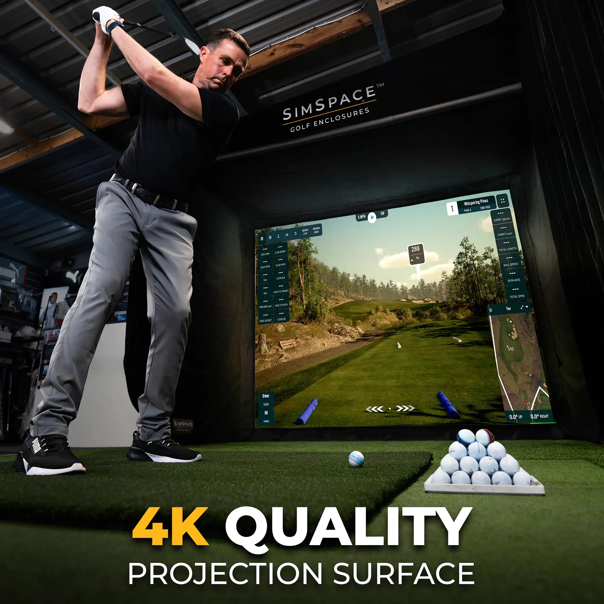 Square Golf Enclosure Bundle