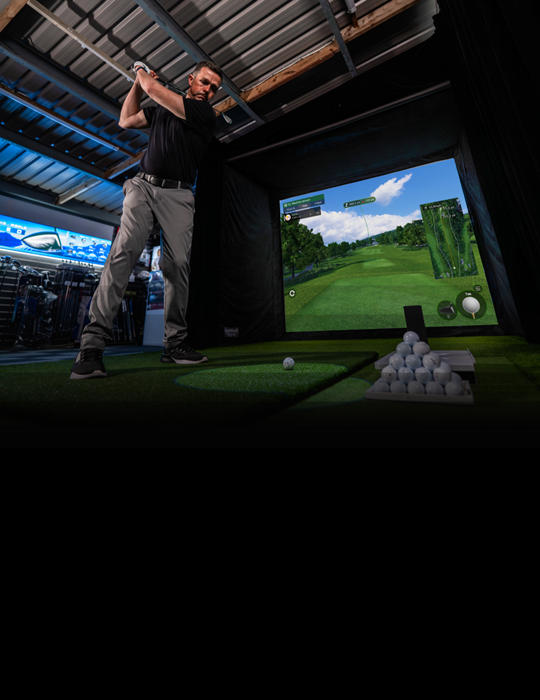 Square Golf Banner